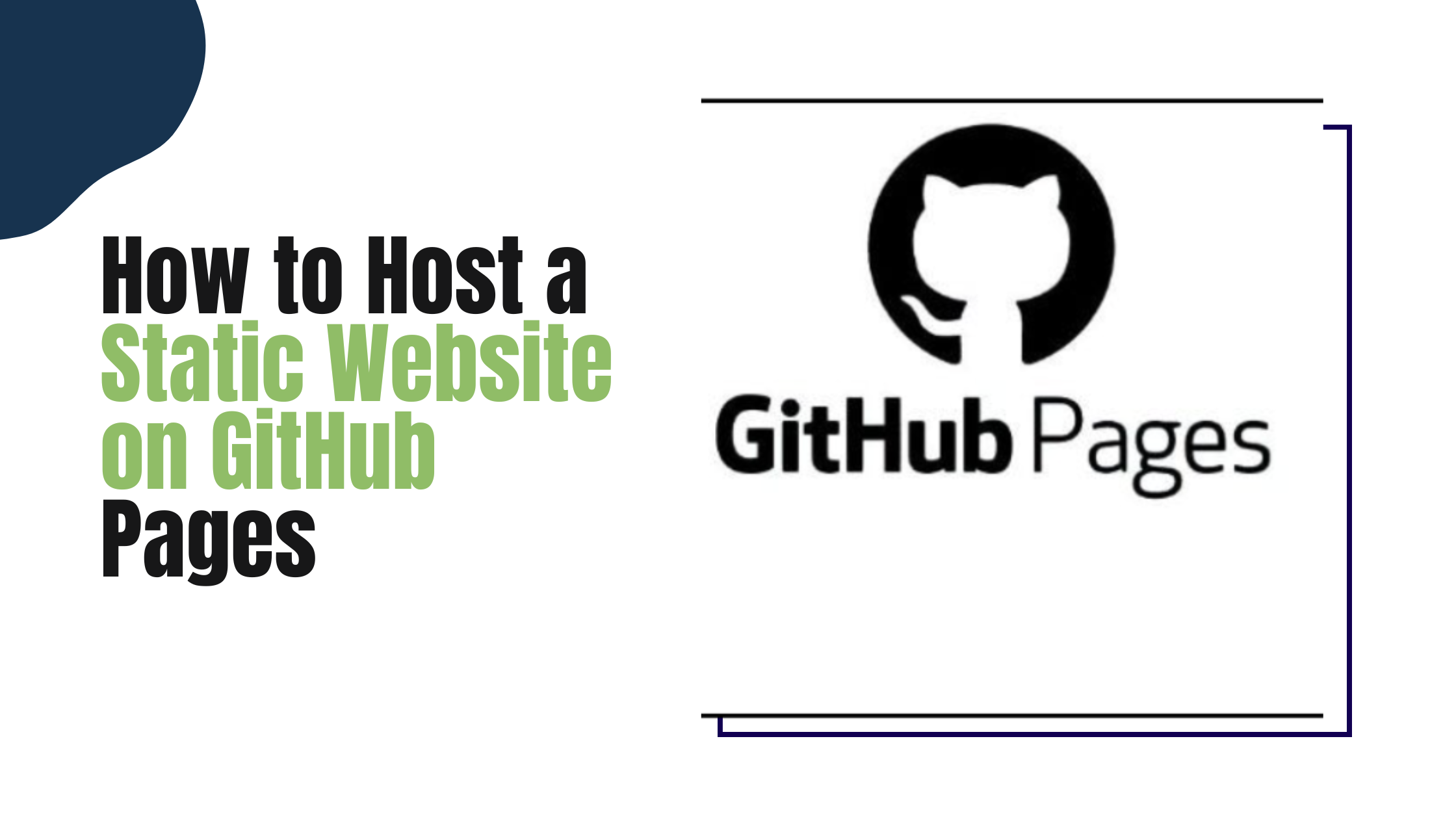 web hosting with github